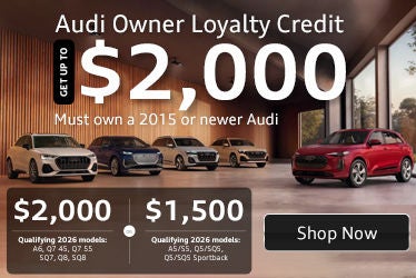 Audi Loyalty credit