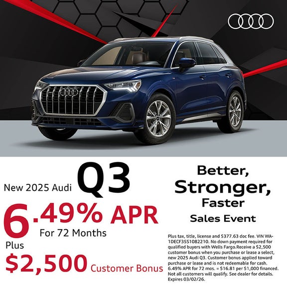 New 2025 Audi Q3