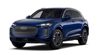 Three-quarter front view of the Audi Q5.