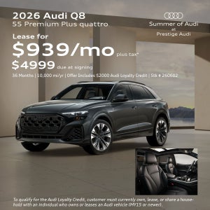 2026 Audi Q8 Lease Offer