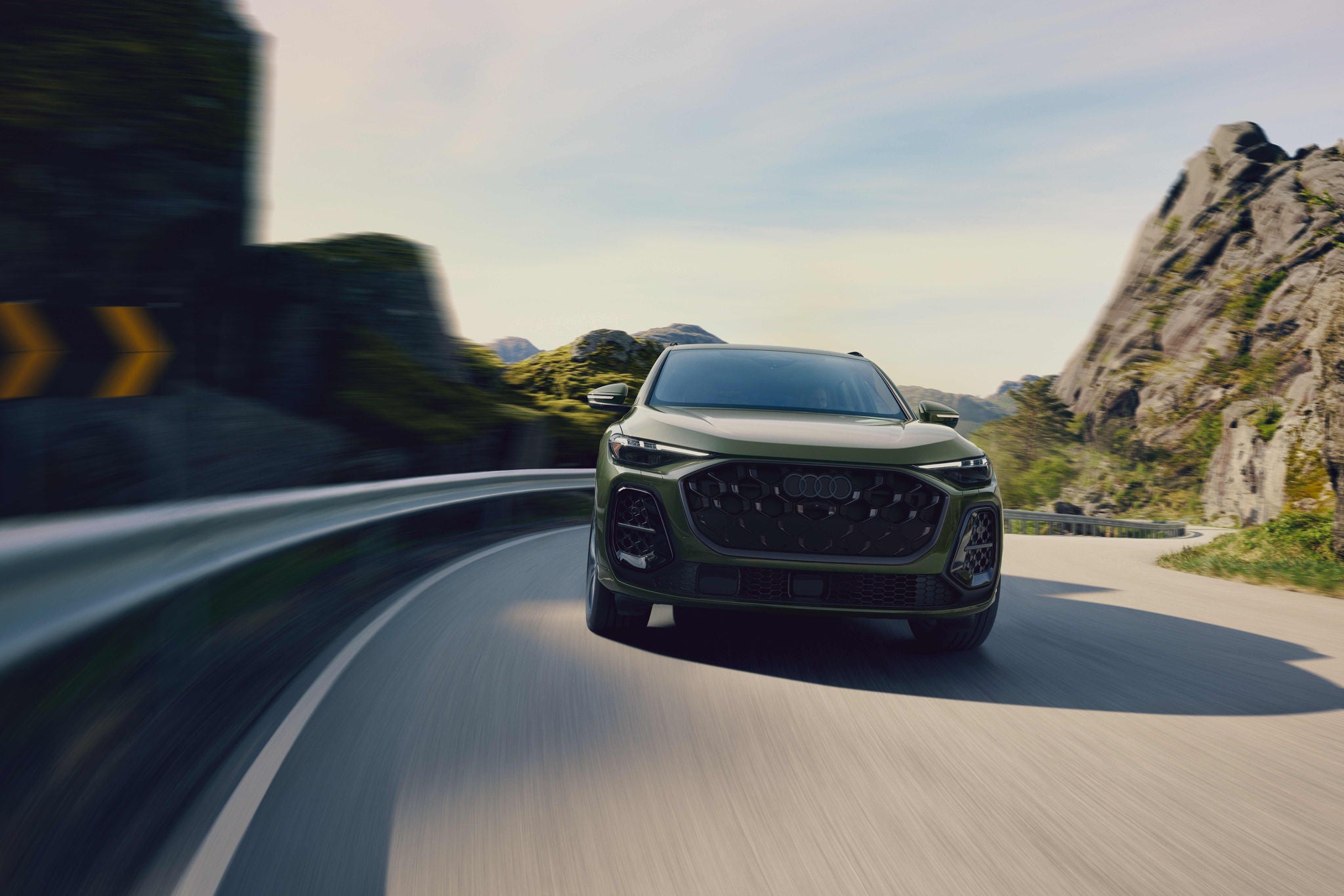 Audi Q5 driving