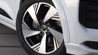 Close up of Audi Tire