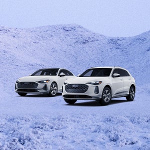 View of Q5 and A5 next to each other.