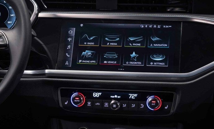 Audi MMI touch display