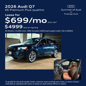 2026 Audi Q7 45 Lease Offer
