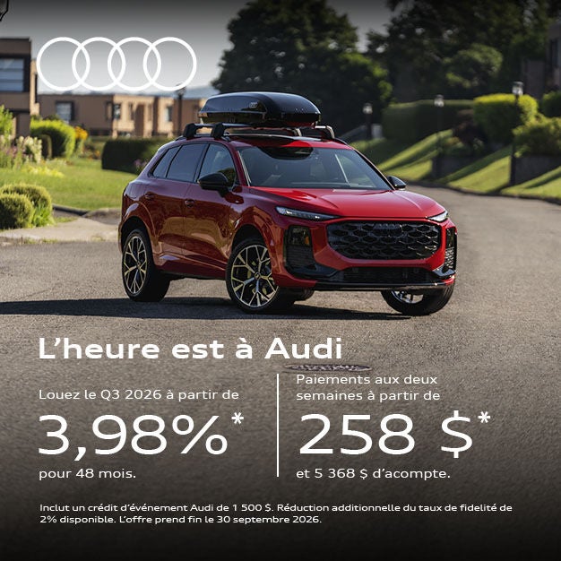 Détails de l’offre audi Q3