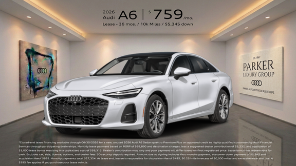 2026 Audi A6 Lease Offers in Little Rock, Arkansas