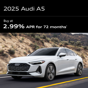 2025 A5  : Buy at 2.99% APR for 72  
