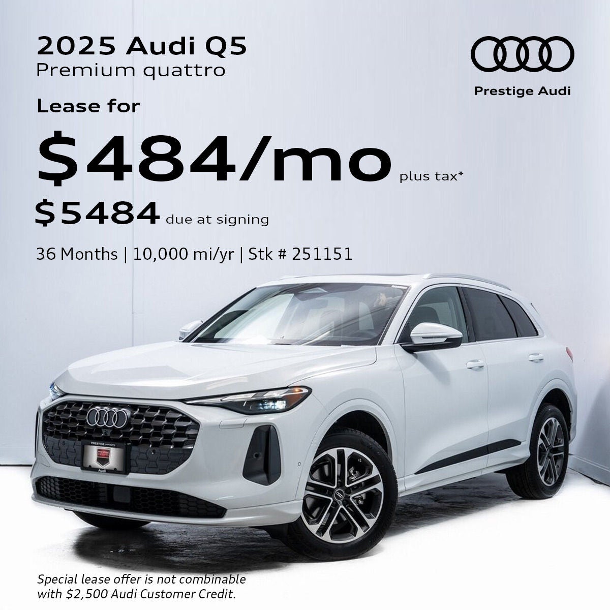 2025 Audi Q5 Lease Offer
