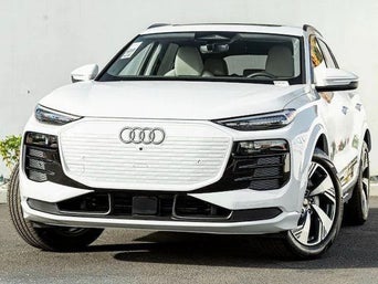 front facing 2025 Audi Q6 e-tron quattro parked