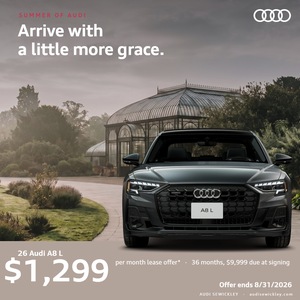 2026 Audi A8 LWB 55 TFSI lease special