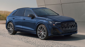 Lifestyle image of a 2026 Audi Q8