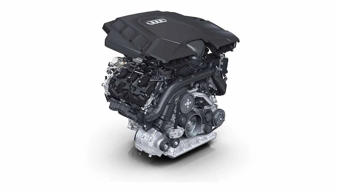 cutout of 2026 Audi Q7 engine