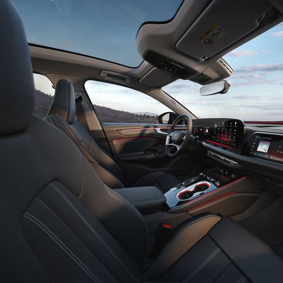 Interior cabin shot of the A6 Sedan.