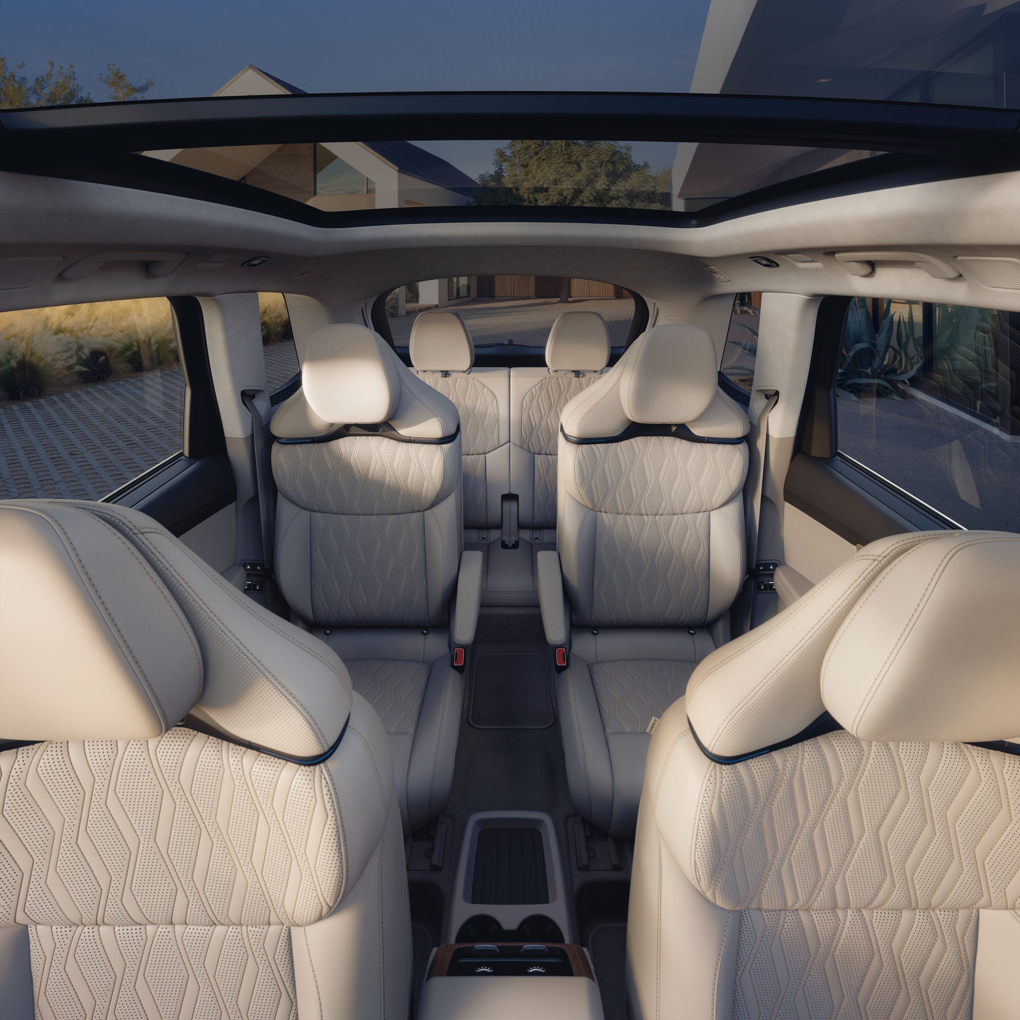 audi q7 interior three row seating