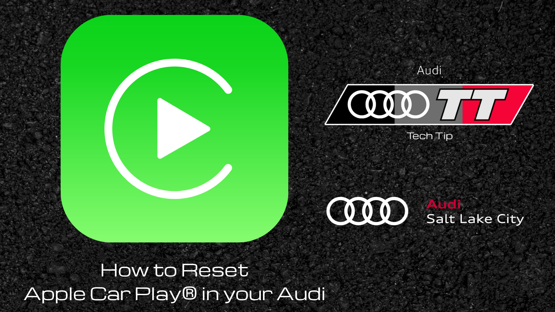 How to reset Apple CarPlay in your Audi