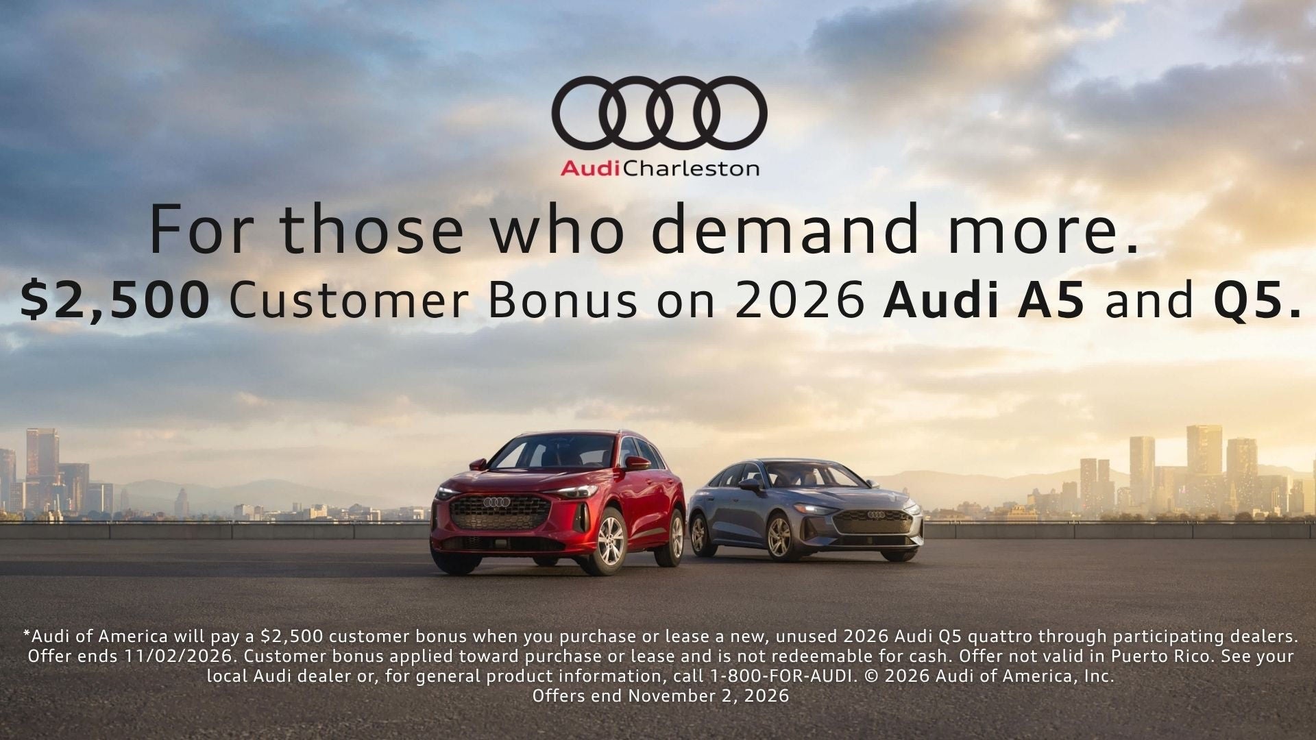 Audi Charleston Offer