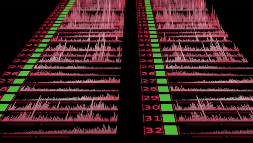 Ondes sonores du système e-sound.