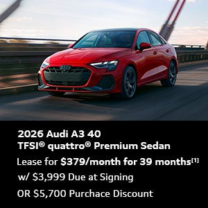 2026 Audi A3 40 TFSI® quattro® Premium Sedan