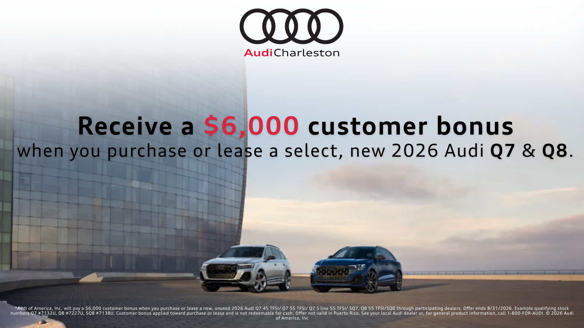 Audi Charleston Offer