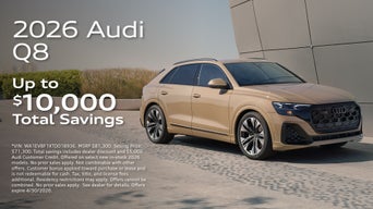 2026 Audi Q8 savings