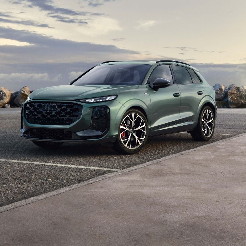 a photo of the all-new 2026 Audi Q3 in Sage Green