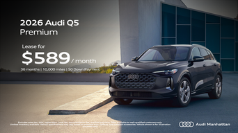Lease the Audi Q5 in Manhattan New York Today NYC