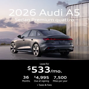 2026 Audi A5 Sedan Premium quattro Lease For $533/mo