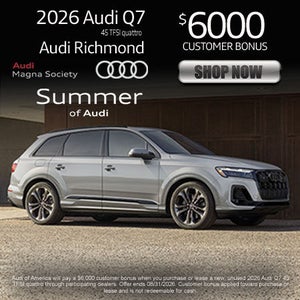 August Summer of Audi Q7 offers