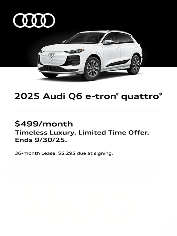 Audi Q6 etron side profile