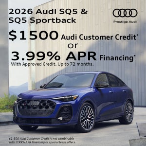 Audi SQ5 and SQ5 Sportback Discount or APR Offer