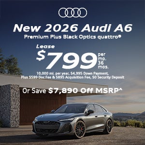 Side view of an Audi A6