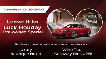 Leave it to Luck Holiday Pre-Owned Special