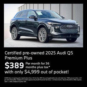 2025 CPO used Q5 offer