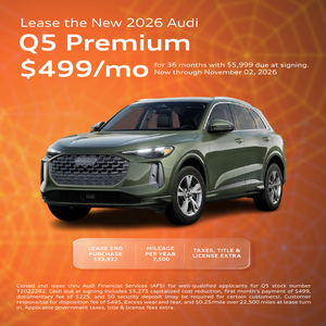 Lease the New 2026 Audi Q5 Premium $499/mo
