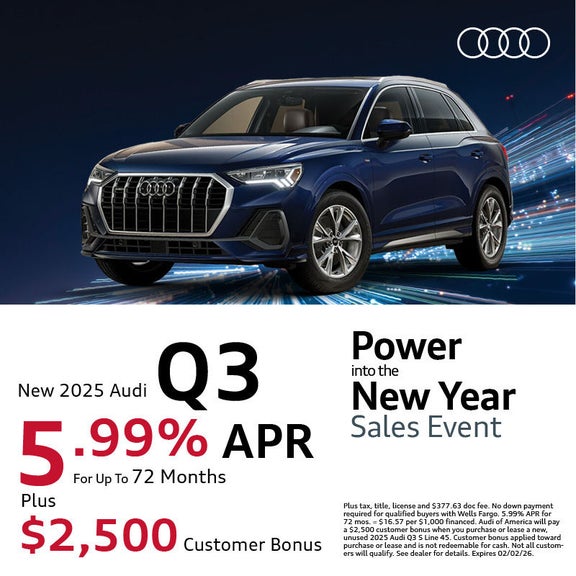 New 2025 Audi Q3