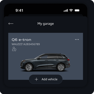 Car model shown in the digital garage.