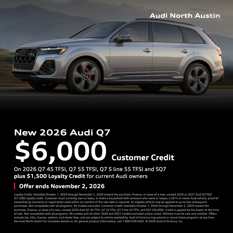 Audi Q7 offer