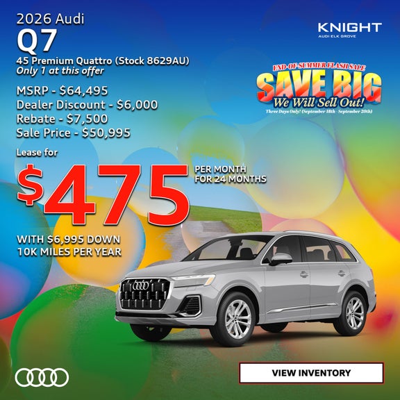 Q7 Sale