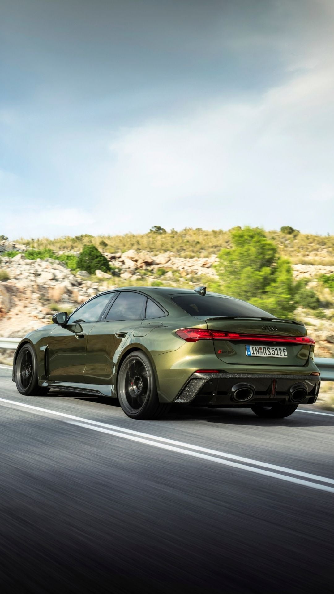 Audi A5, action, spring