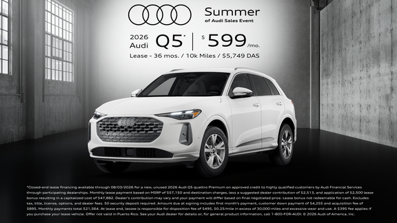 2026 Audi Q5 Lease Offer in Little Rock, Arkansas