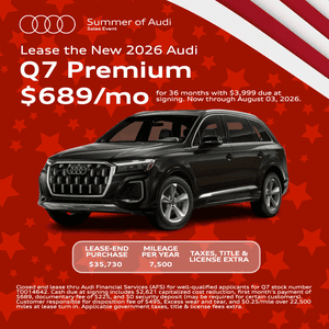 Lease the New 2026 Audi Q7 Premium $689/mo