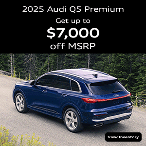 Front view of an Audi Q5