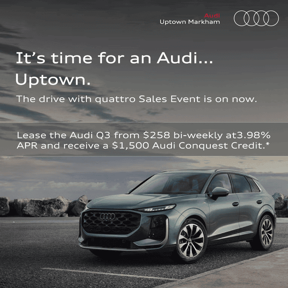 It's time for an Audi at the drive with quattro sales event
