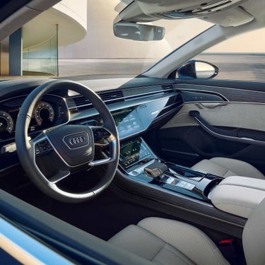 2026 Audi A8 L dual-touchscreen MMI at Audi Sewickley near Pittsburgh PA