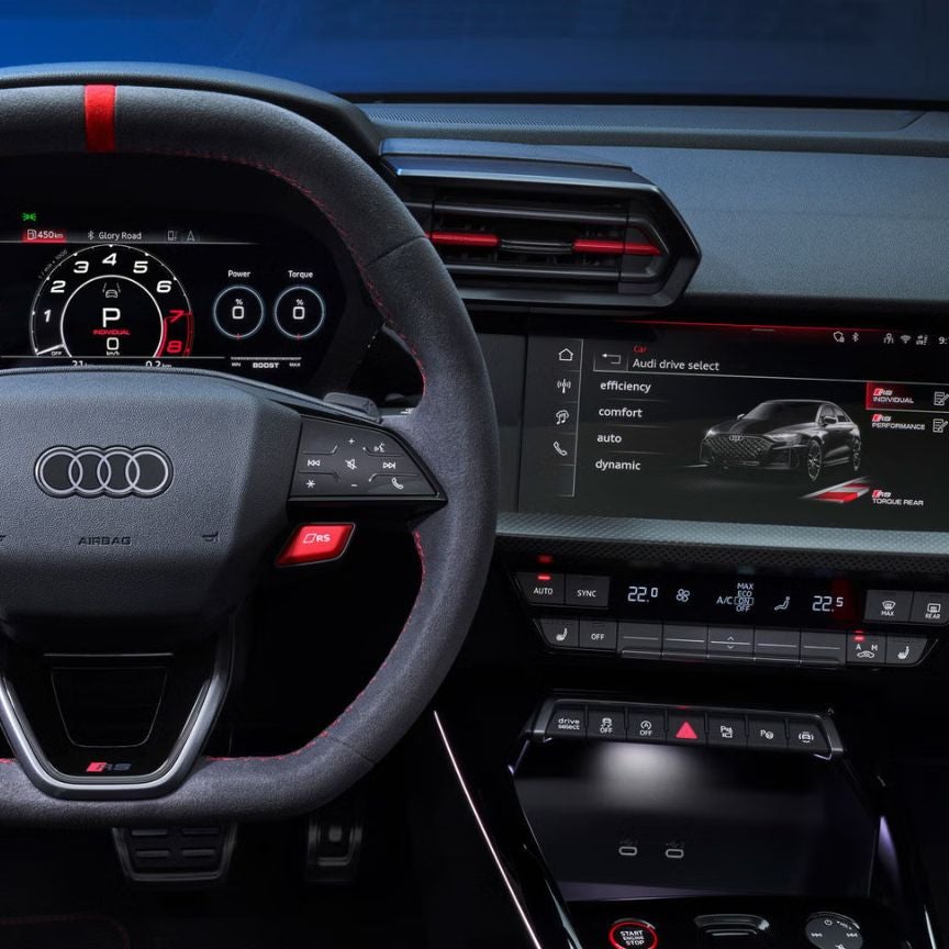 Interior of the 2026 Audi RS 3