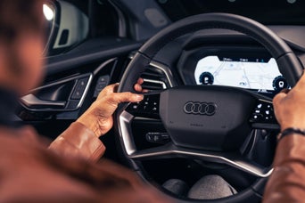 Audi driver seat interior