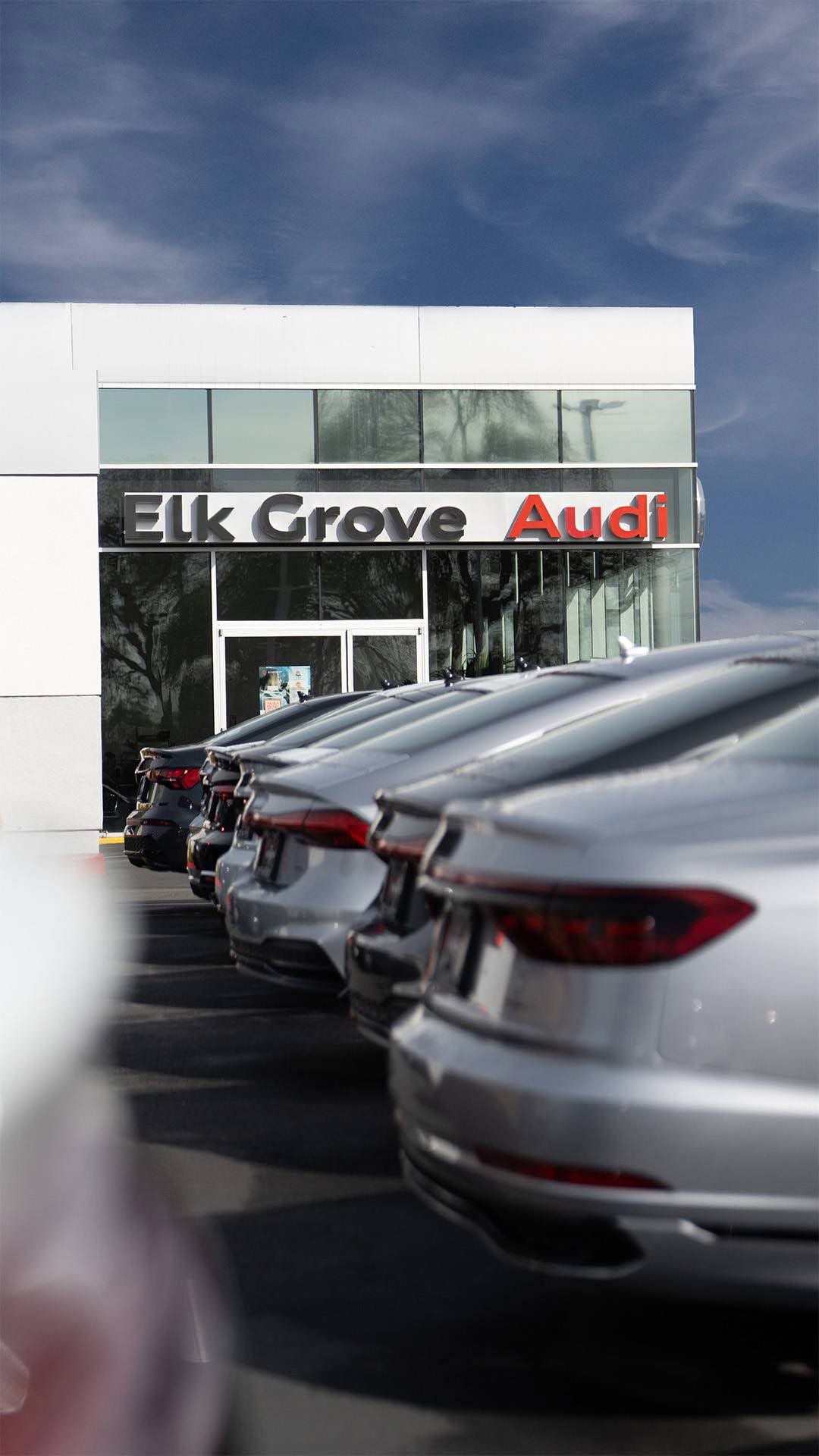 Profile view of Audi Elk Grove.