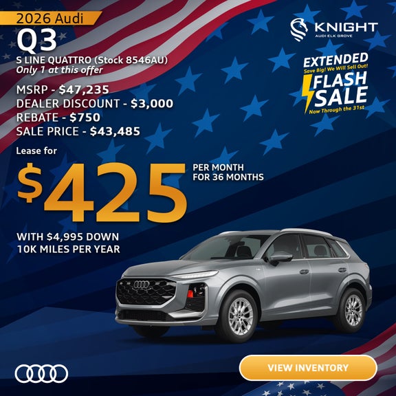 Audi Q3 June Sale