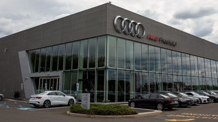 Exterior image of New Jersey Audi dealership, Audi Freehold.